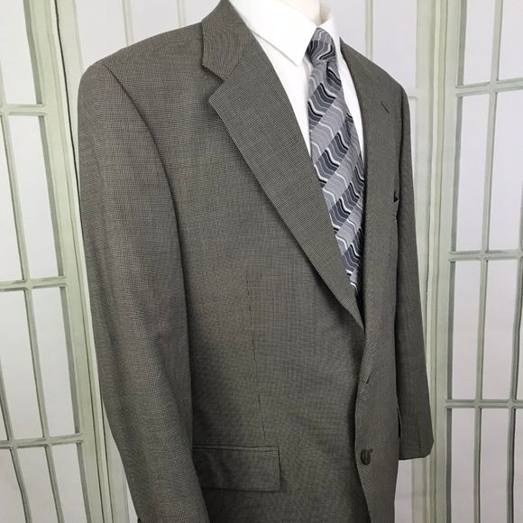 Vintage Chaps Ralph Lauren Men's 46Tall 2 Button Suit Jacket Blazer 5v7 - Picture 2 of 8